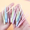 En stock Pinzas para diario de macarrón DIY hecho a mano Herramienta de pinzas para estudiantes Clip de plástico PP gu Ka