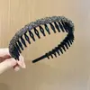 Tiara de Renda Estilo Coreano com Dentes para Cabelo Feminina 2026 Nova Alta Qualidade Elegante Moda Rede Headband Para Lavar o Rosto Prender o Cabelo Presilha de Cabelo Acessórios de Cabelo