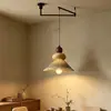 Lustre de restaurante estilo medieval, estilo wabi-sabi vintage, adequado para hotéis, pousadas, cabeceira de quarto, corredor, entrada e mesa de jantar