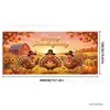 Nuevo banner de decoración de puerta de garaje de Acción de Gracias de Amazon con calabaza de granja y girasol, fondo de puerta de garaje de cosecha de otoño
