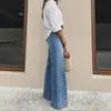Jeans de Pierna Ancha Lavados Vintage Nuevos Primavera/Verano 2026 Europeos y Americanos Transfronterizos, Corte Holgado, Adelgazantes y que Aumentan la Altura, Jeans de Algodón para Mujer