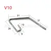 [Artículos Asequibles en Stock] Ganchos en S de Metal, Ganchos para Cortinas de Techo, Ganchos para Luces de Decoración Navideña, Ganchos de Mariposa