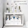 Estante de almacenamiento multifuncional cocina multicapa hueco esquina de piso estante para condimentos baño plano estante de almacenamiento