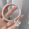 Sifang Jiyan Pulsera de Plata Esterlina 9999 Hecha a Mano Pura para Mujer Método Antiguo Ping An Alegría Nicho Afortunadamente Pulsera Regalo