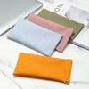 Estuche de Cuero para Gafas, Bolsa de Almacenamiento para Gafas de Sol, Bolsillo Cerrado con Soporte para Gafas, Estuche Portátil para Monturas de Gafas