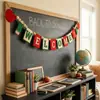 Suministro exclusivo transfronterizo: Banderines de Decoración para Fiesta de Regreso a Clases, Pancartas de Bienvenida a la Temporada de Regreso a Clases, Pancartas de Autobús Escolar, Dropshipping OEM