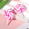 Chaveiro de Unha de Chifre Pirulito de Argila Macia com Pingente Pingente de Bolsa DIY Presente Criativo 28mm