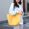 Bolsa de lona nueva de gran capacidad de septiembre transfronteriza ins simple coreana bolso de mano generación color sólido bolso de hombro al por mayor