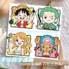 Luffy One Piece Pintura a Óleo Digital DIY Personagem de Desenho Animado Colorindo Preenchido Estudante Casual Pintura a Óleo Manual Ornaments