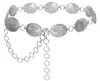 Cadena de Cintura Metálica de Estilo Étnico Bohemio de Alta Gama para Mujer, Cadena de Cintura Versátil Retro Casual para Vestido Camisa