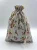 Bolsas de Algodón con Cordón Floral Personalizadas para Guardar Artículos, Soporte para Impresión de Logo, Venta al por Mayor a Partir de un Paquete, Bolsita de Incienso Repelente de Mosquitos de Regalo