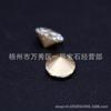 Wuzhou Banhado a Prata Fundo Pontiagudo Fundo Arredondado Cristal Branco Diamante Acessórios DIY Pedra Artificial Zircônia Pedra Nua
