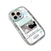 Funda para Teléfono Móvil Gato Negro Casa Adecuada para Apple 17Promax Iphone15 Todo Incluido 1413 Espejo con Airbag