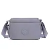 2025 Nueva Bolso Cruzado Multicapa Casual Versátil Multibolsillo Portátil Bolsa de Tela Resistente al Agua Bolso de Hombro para Mujer Ligero Pequeño