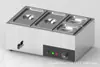 Olla Eléctrica Calefactora Aislada para Sopa Comercial, Cubo Aislado de Acero Inoxidable para Sopa de Mesa, Mesa Caliente de Temperatura Constante para Puesto de Comida Rápida de Buffet