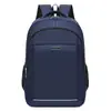 Nova Mochila Casual Masculina Fashion Color Sólido Versátil para Viagem de Negócios Escola Secundária Escola Primária Mochila Estudante Resistente ao Desgaste