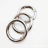 En stock, anillo de resorte abierto de aleación de zinc, anillo decorativo móvil, botón colgante, diámetro interior 20 25 mm