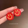 Pendientes Festivos Rojos de Año Nuevo para Mujer Pendientes de Temperamento de Alta Gama Nuevos Pendientes Calientes de Otoño e Invierno Pendientes de Boda de Año Nuevo