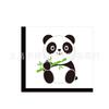 Panda Gigante Charola Desechable de Papel Vaso de Papel Servilleta de Papel Mantel La Bandera Animal de Dibujos Animados Panda Decoración de Fiesta de Cumpleaños Arreglo