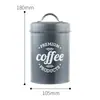 Pote Selado para Cozinha, Pote para Armazenar Pó de Café e Grãos de Café, Pote para Armazenar Lanches e Doces, Pote de Ferro, Caixa de Armazenamento para Potes de Chá