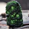 Jade atacado jade fábrica fornecimento direto Moyu Dragon marca serpentina pingente de jade vai vender presentes