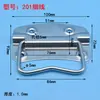 201 Fio Fino Aço Inoxidável 304 Puxador Industrial com Fio 304 Niquelado Puxador Dobrável Puxador para Equipamentos Mecânicos Caixa de Ferramentas 100x70