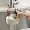 Cesta colgante para cocina con escurridor para uso doméstico, organizador de bolsa colgante de una o dos capas, no se deforma fácilmente, escurridor