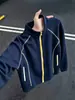 Venta al por mayor de fábrica Sudadera Cardigan Nueva para Primavera y Otoño Hombres y Mujeres Patchwork Americano Casual de Moda Marca Chaqueta Ropa de Abrigo para Pareja Tendencia