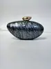 Bolsa de Regalo para Fiesta de Moda Estilo Europeo y Americano Acrílico Brillante Forma de Huevo de Ganso Bolso Cruzado de un Solo Hombro Personalizado Bolso de Mano para la Cena para Mujeres