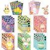 8 Pegatinas de Pascua de Dibujos Animados para Manualidades, Diario Festivo, Tarjeta Pequeña, Decoración para Funda de Teléfono Móvil, Estilo Coreano Ins, Disponible en Venta Transfronteriza