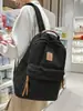 Mochila de Pana para Mujer Simple de Gran Capacidad Bolsa para Estudiante de Secundaria Mochila Retro de Escuela Secundaria Americana Bolsa para Computadora