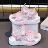Sandálias Infantis com Biqueira Fechada, Sandálias de Princesa, Novo Estilo Verão 2026, Sapatos Vazados Confortáveis, Sandálias de Praia Respiráveis da Moda para Meninas