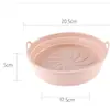 Bandeja de Silicona para Freidora de Aire Sartén Especial de Silicona Grado Alimenticio Herramientas Domésticas Resistente a Altas Temperaturas Bandeja para Horno