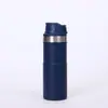 Copo térmico de aço inoxidável 304 a vácuo transfronteiriço, copo de bambu para negócios com interruptor portátil, copo para esportes ao ar livre
