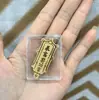 Pegatina para Teléfono Beige Dorado Agua Caqui Ruyi Oro Puro Pegatina para Teléfono Princesa Por Favor Hazte Rico Regalo Viral Pegatina Dorada