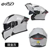 Casco de Moto Publicitario para Hombres y Mujeres, Casco Integral de Moto Universal para Todas las Estaciones, Luz Trasera LED, Casco Abierto de Invierno Certificado 3C/Dot
