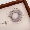 Scrunchie estilo saia de bolinhas de malha para o verão para mulheres, elástico de cabelo de alta elasticidade, elástico elegante para coque e rabo de cavalo