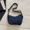 Bolso de hombro nuevo para mujer, bolso de hombro de mezclilla moderno y a la moda, bolso cruzado, mochila de estilo artístico para estudiantes universitarios