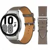 Adequado para Samsung Galaxy Watch 6 Classic Watch Pulseira de Couro Genuíno Watch5/4 Couro Curvo