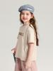 Ropa de Verano Pudding Haru para Niños Moda de Verano Camiseta de Manga Corta para Niñas 2025 Verano Nuevo Infantil Suave Elegante Alfabeto