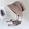 Sombrero de Princesa de Paja Tejida Transpirable con Parches de Lino para Mujer, Sombrero Loli Transpirable de Verano con Lazo, Sombrero de Sombrilla