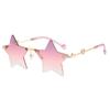 Gafas de Estrella de Cinco Puntas Moda Infantil Gafas de Sol para Bebés Niños y Niñas Gafas de Sol Lindas con Personalidad Tendencia Celebridad de Internet Foto Callejera Sol