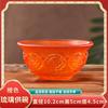 Tazón para la adoración de Buda Tazón Zhai para el Salón de Buda hogar tazón de vidrio para agua de tributo siete para ocho Copa de agua bendita ocho auspiciosos tazón de tributo