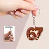 Llavero Creativo de Impresión Plana 2D Transfronterizo Colgante Simple de Acrílico de Fútbol Béisbol Baloncesto Rugby Voleibol