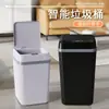 Cubo de basura inteligente con apertura automática de tapa, gran capacidad, adecuado para uso doméstico en baños, inodoros, cocinas y dormitorios
