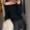 Nuevo Suéter de Punto de Moda Versátil Coreano Otoño/Invierno para Mujer, Jersey Holgado Adelgazante con Lentejuelas
