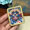 Thangka Pintado à Mão da Deusa Mãe Auspiciosa de Hotong, Núcleo de Cartão 4*5