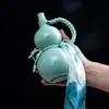 Envío Gratis Famoso en Internet Tetera Calabaza Chang'An Botella de Agua para Exteriores Taza de Té con Leche Botella de Vidrio 0.5kg Botella de Licor Calabaza Sellada