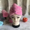 Gorro de secado de pelo de vellón de coral de rápida absorción al por mayor, gorro de ducha de fibra de secado rápido, toalla gruesa para secar el pelo, turbante, toalla, transfronterizo