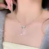 Collar de Perlas Estilo Ins para Mujer 2024 Estilo Caliente Lujo Accesible Cadena de Clavícula de Gama Alta Accesorios de Colgante de Corazón Versátiles Venta al por Mayor